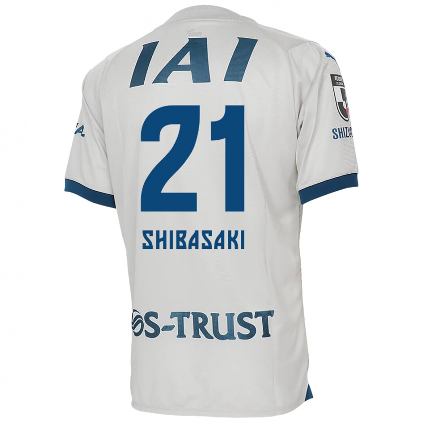 Criança Camisola Kaito Shibasaki #21 Branco Azul Alternativa 2024/25 Camisa