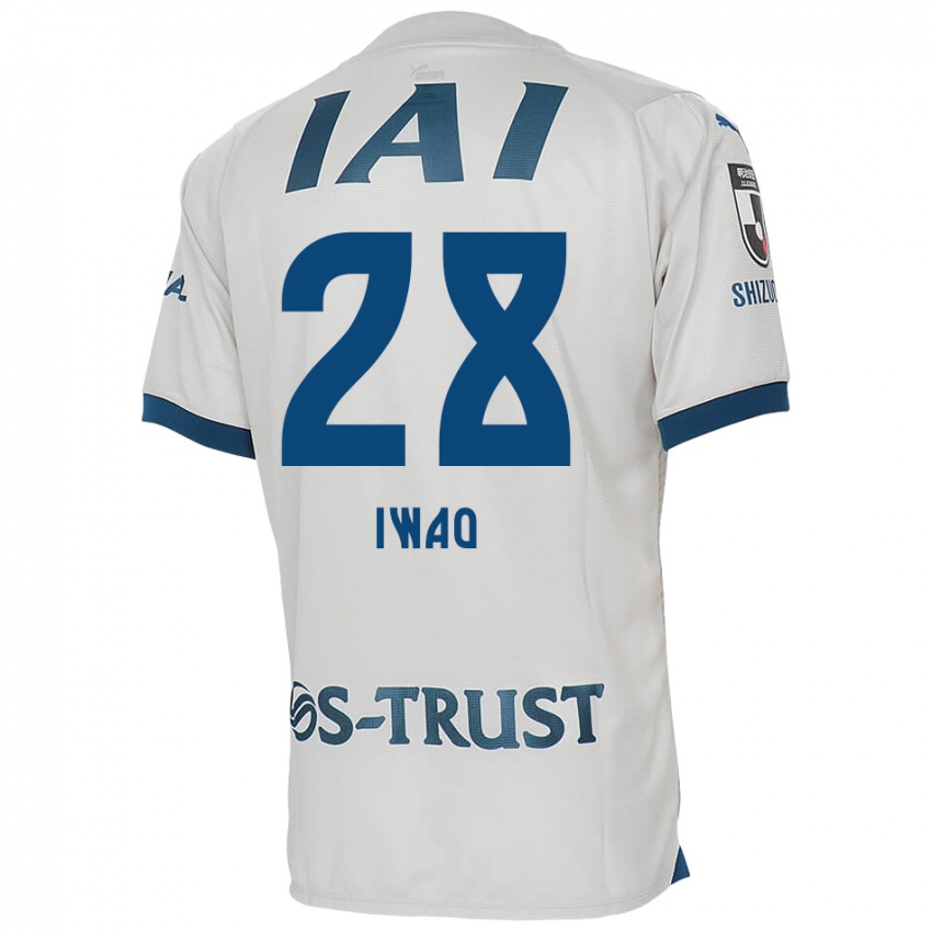 Criança Camisola Takeru Iwao #28 Branco Azul Alternativa 2024/25 Camisa