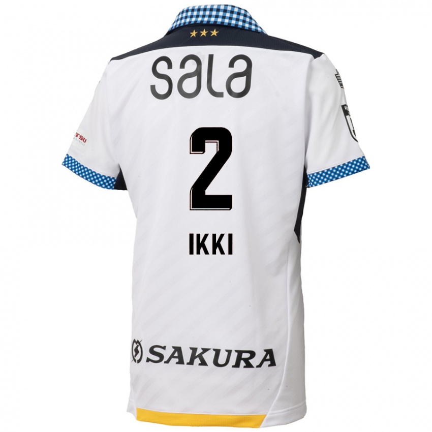 Criança Camisola Ikki Kawasaki #2 Branco Preto Alternativa 2024/25 Camisa