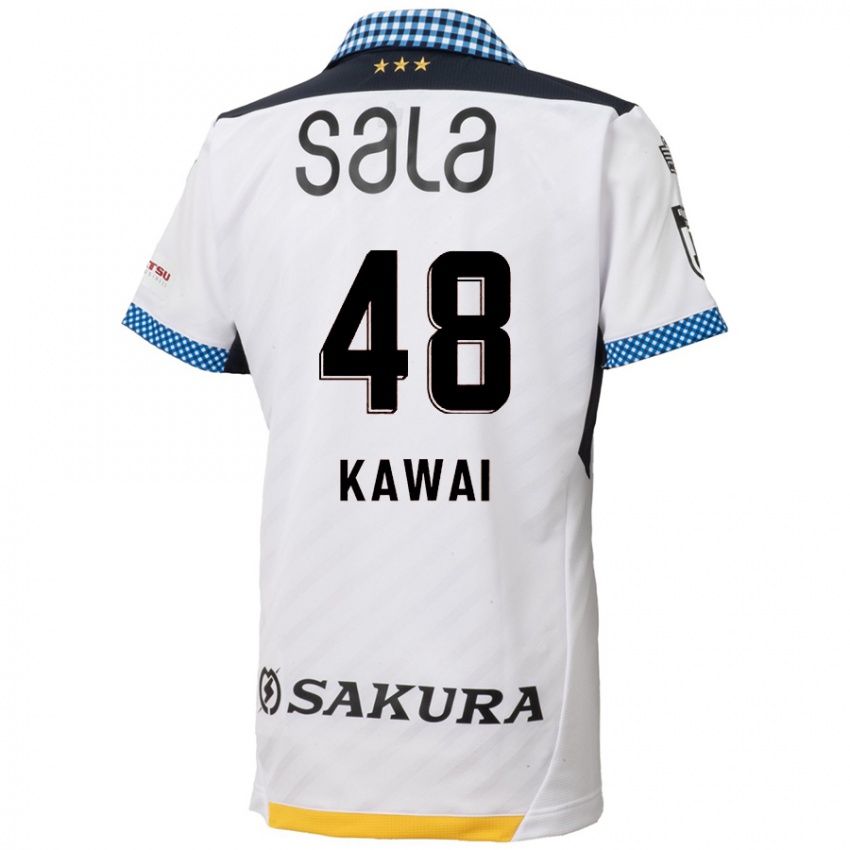 Criança Camisola Tokumo Kawai #48 Branco Preto Alternativa 2024/25 Camisa