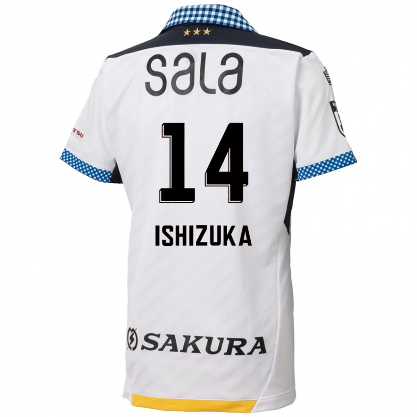 Criança Camisola Rea Ishizuka #14 Branco Preto Alternativa 2024/25 Camisa