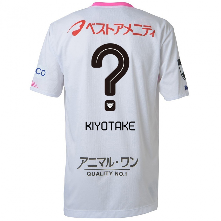 Criança Camisola Hiroshi Kiyotake #0 Branco Azul Rosa Alternativa 2024/25 Camisa