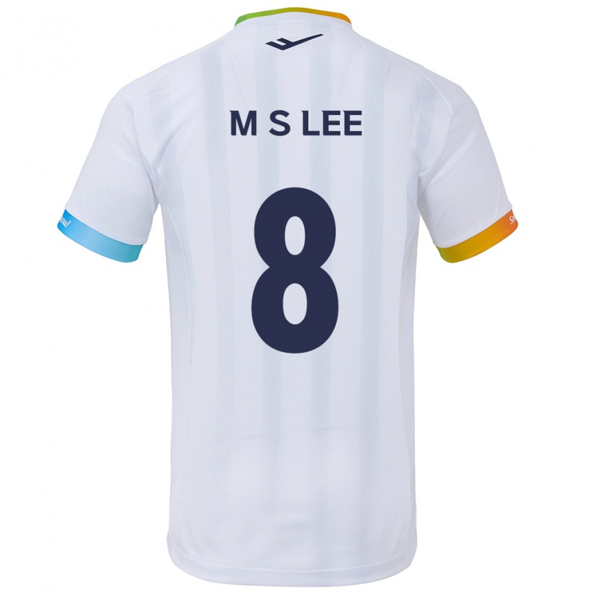 Criança Camisola Seung-Mo Lee #8 Branco Azul Alternativa 2024/25 Camisa