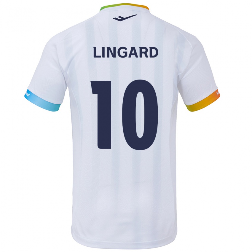 Criança Camisola Jesse Lingard #10 Branco Azul Alternativa 2024/25 Camisa