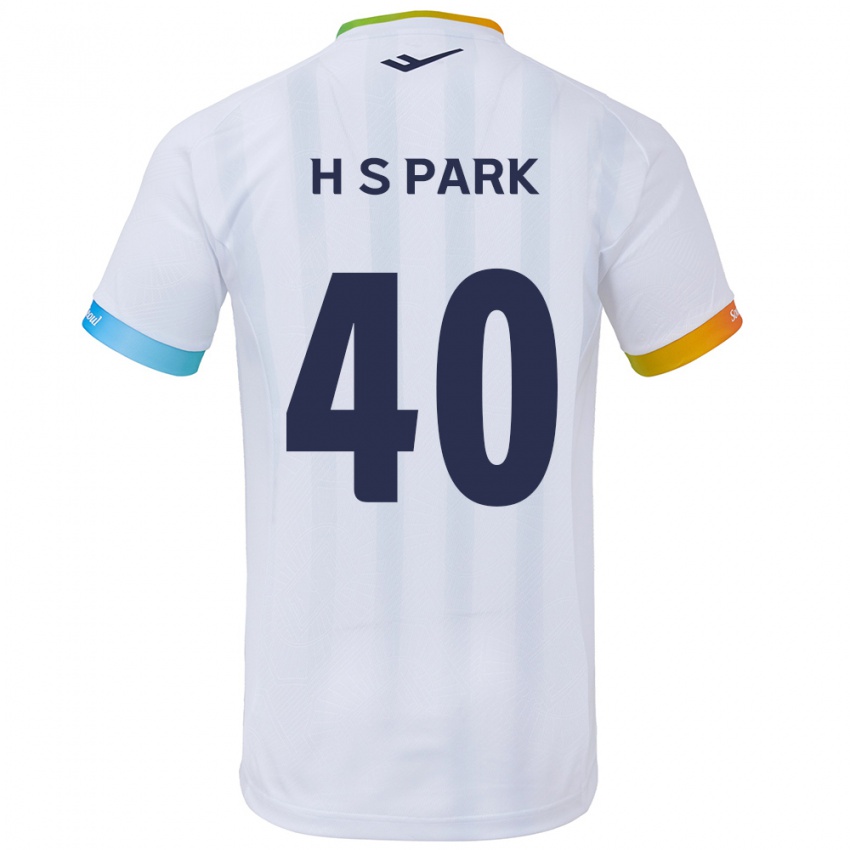 Criança Camisola Seong-Hun Park #40 Branco Azul Alternativa 2024/25 Camisa