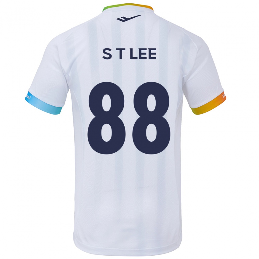 Criança Camisola Tae-Seok Lee #88 Branco Azul Alternativa 2024/25 Camisa