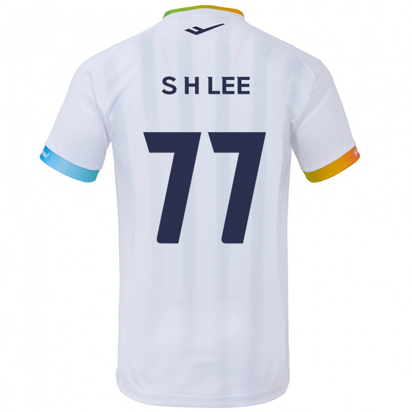 Criança Camisola Hyeon-Seung Lee #77 Branco Azul Alternativa 2024/25 Camisa