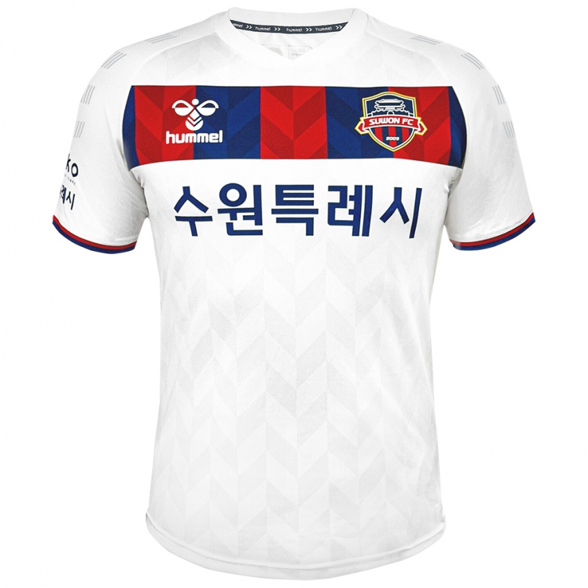 Criança Camisola Dong-Won Ji #10 Branco Azul Alternativa 2024/25 Camisa