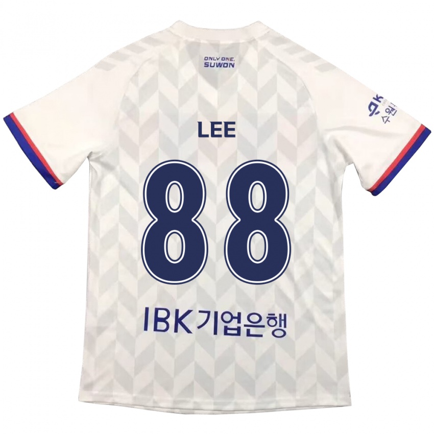 Criança Camisola Yong Lee #88 Branco Azul Alternativa 2024/25 Camisa