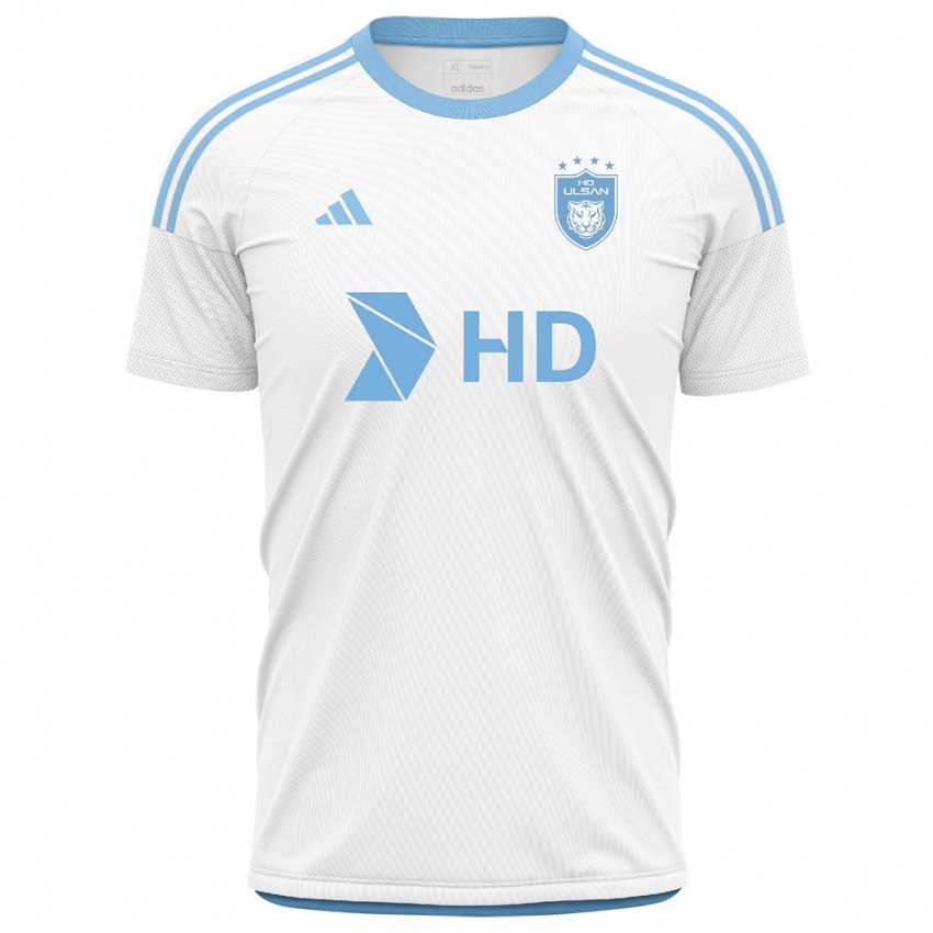 Criança Camisola Hye-Sung Ryu #38 Branco Azul Alternativa 2024/25 Camisa