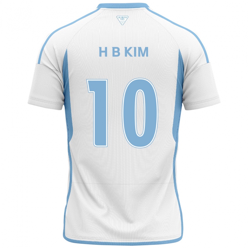 Criança Camisola Beom-Hwan Kim #10 Branco Azul Alternativa 2024/25 Camisa