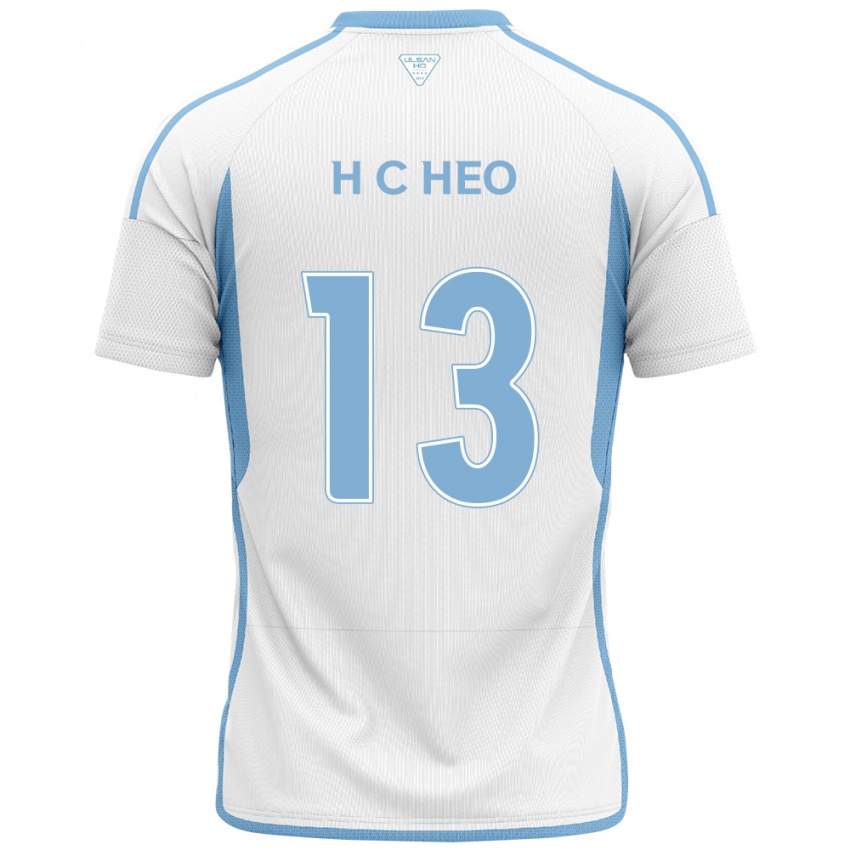 Criança Camisola Chan-Hoe Heo #13 Branco Azul Alternativa 2024/25 Camisa