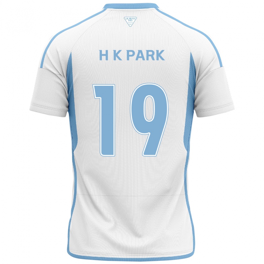 Criança Camisola Kang-Hyun Park #19 Branco Azul Alternativa 2024/25 Camisa