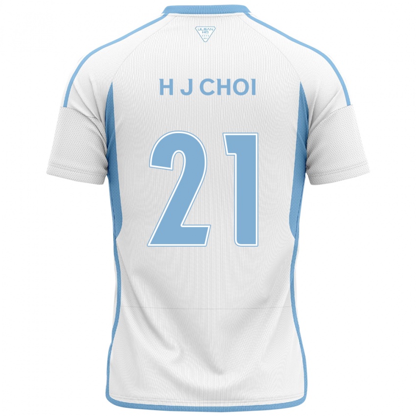 Criança Camisola Ju-Ho Choi #21 Branco Azul Alternativa 2024/25 Camisa