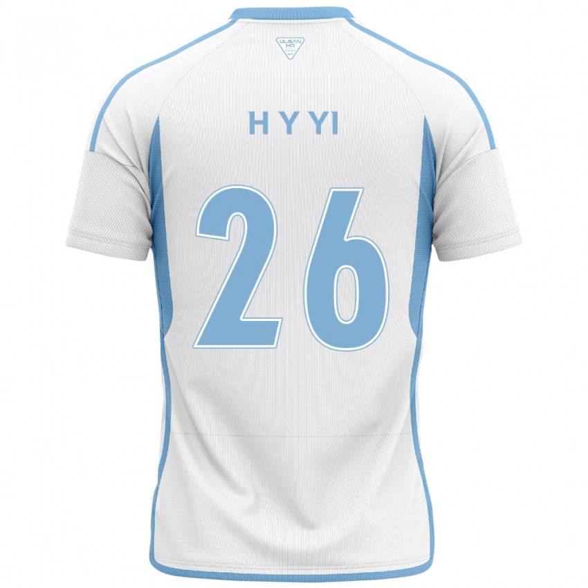 Criança Camisola Yong-Hyeon Yi #26 Branco Azul Alternativa 2024/25 Camisa