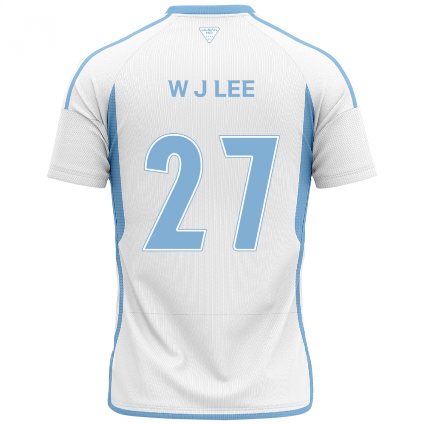 Criança Camisola Ji-Woo Lee #27 Branco Azul Alternativa 2024/25 Camisa