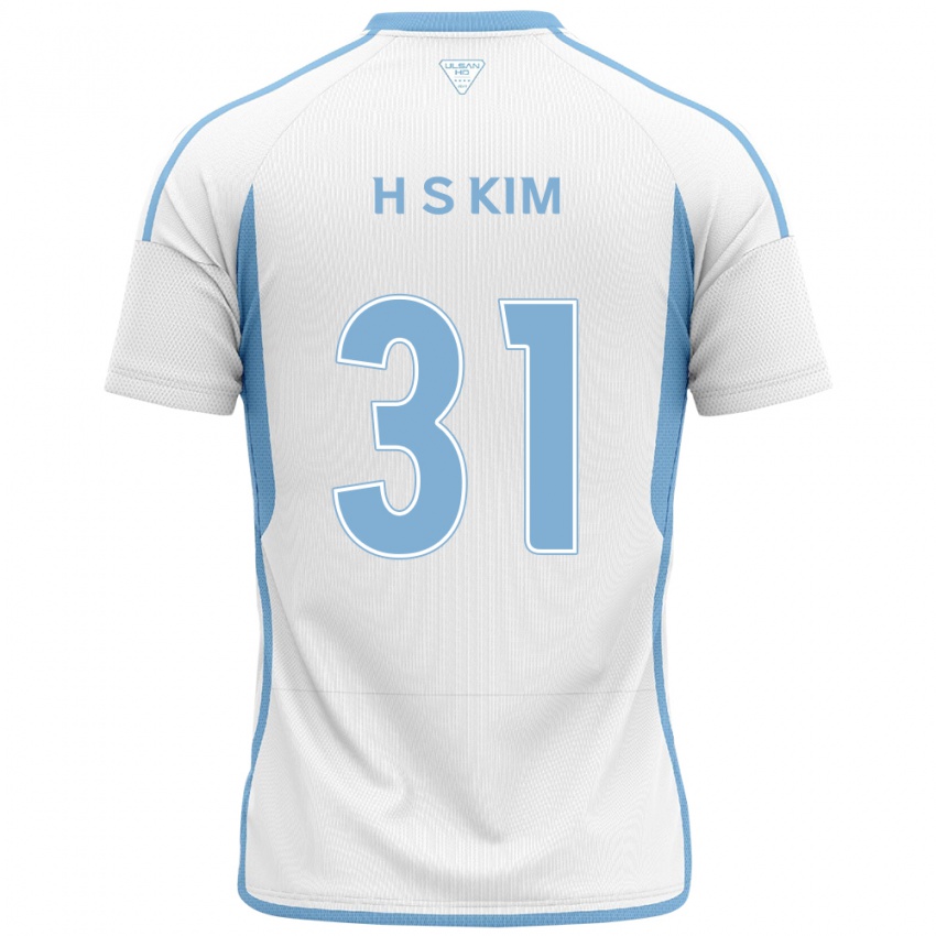 Criança Camisola Se-Hyoung Kim #31 Branco Azul Alternativa 2024/25 Camisa