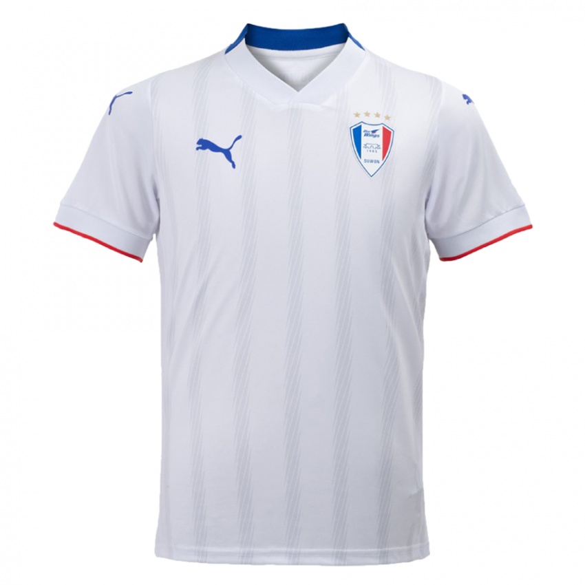 Criança Camisola Myung-Hyun Hwang #45 Branco Azul Alternativa 2024/25 Camisa