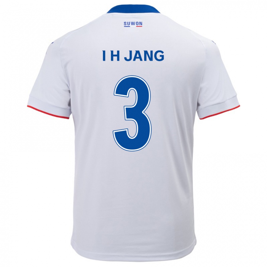 Criança Camisola Ho-Ik Jang #3 Branco Azul Alternativa 2024/25 Camisa