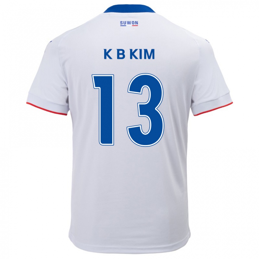 Criança Camisola Bo-Kyung Kim #13 Branco Azul Alternativa 2024/25 Camisa