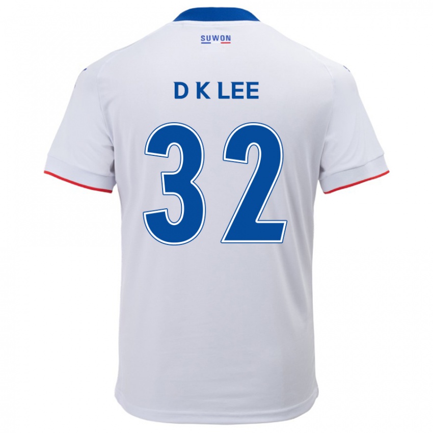 Criança Camisola Kyu-Dong Lee #32 Branco Azul Alternativa 2024/25 Camisa