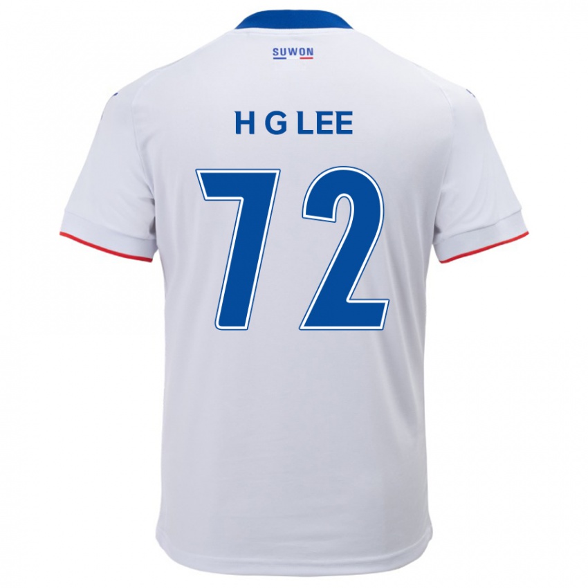 Criança Camisola Geon-Hee Lee #72 Branco Azul Alternativa 2024/25 Camisa