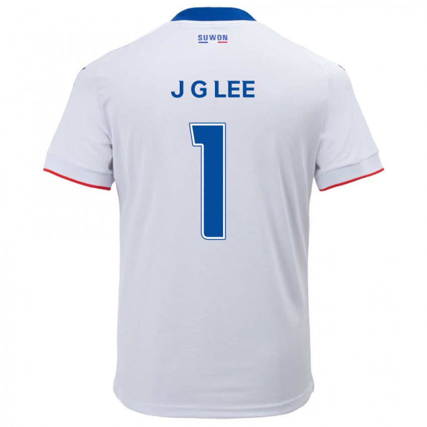 Criança Camisola Gyeong-Jun Lee #1 Branco Azul Alternativa 2024/25 Camisa