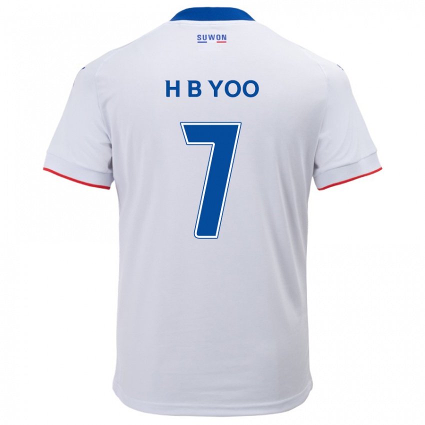 Criança Camisola Byung-Heon Yoo #7 Branco Azul Alternativa 2024/25 Camisa