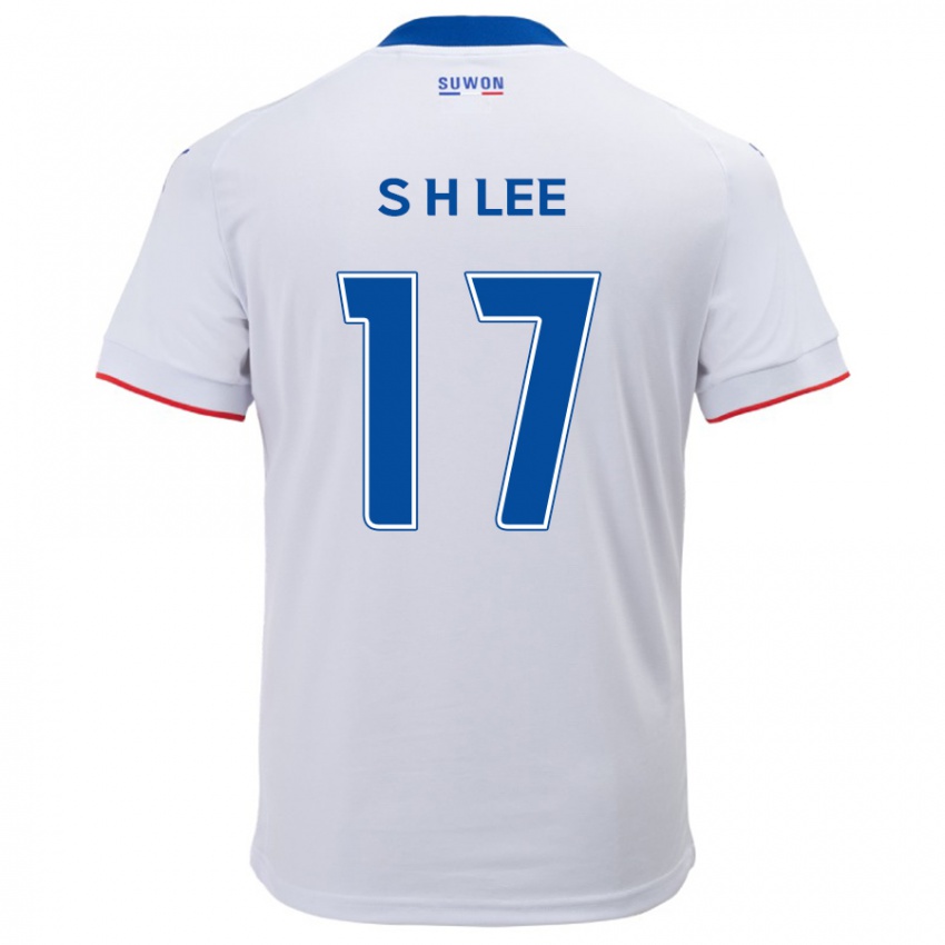 Criança Camisola Hyun-Seo Lee #17 Branco Azul Alternativa 2024/25 Camisa