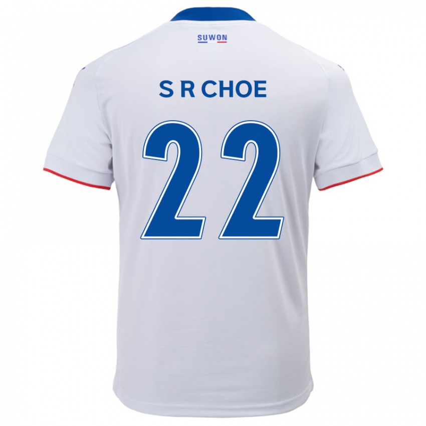 Criança Camisola Ryun-Seong Choe #22 Branco Azul Alternativa 2024/25 Camisa