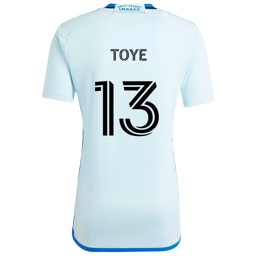 Criança Camisola Mason Toye #13 Gelo Azul Alternativa 2024/25 Camisa