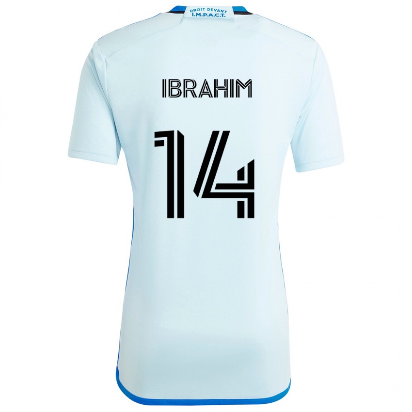 Criança Camisola Sunusi Ibrahim #14 Gelo Azul Alternativa 2024/25 Camisa