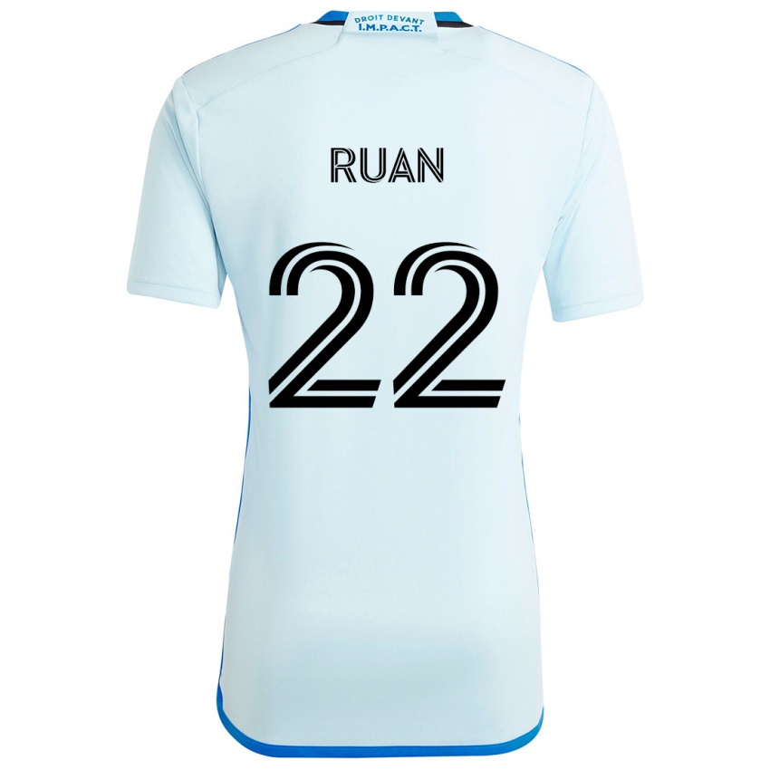 Criança Camisola Ruan #22 Gelo Azul Alternativa 2024/25 Camisa