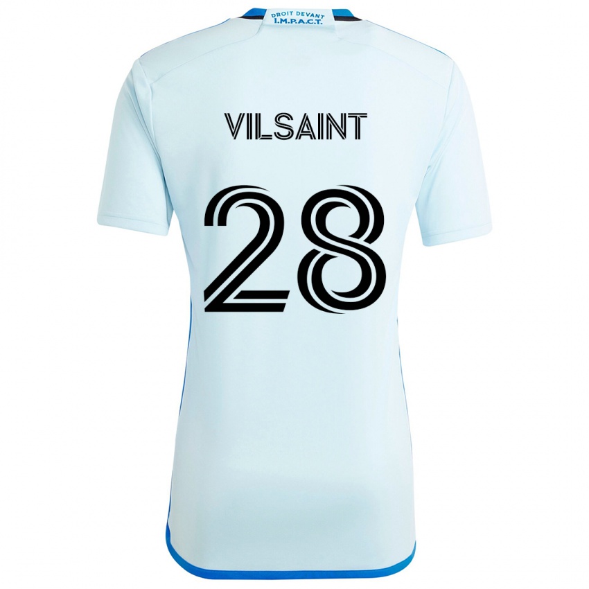 Criança Camisola Jules-Anthony Vilsaint #28 Gelo Azul Alternativa 2024/25 Camisa