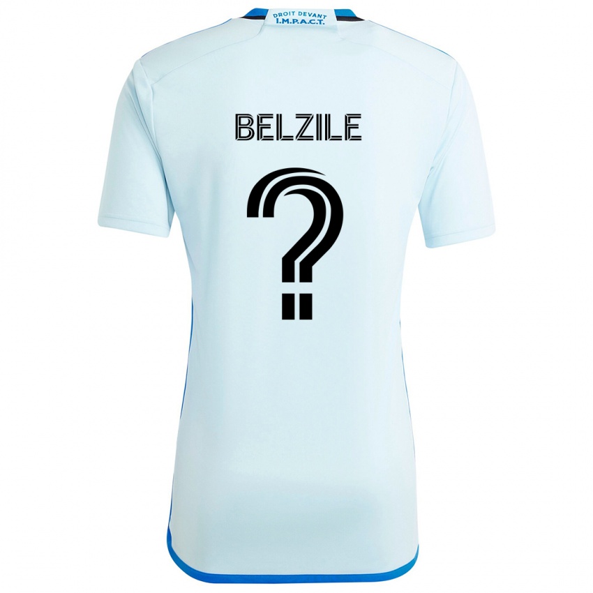 Criança Camisola Jean-Christophe Belzile #0 Gelo Azul Alternativa 2024/25 Camisa