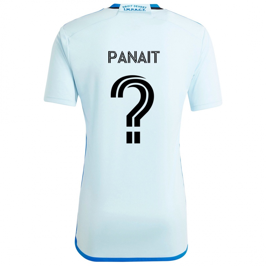 Criança Camisola Daniel Panait #0 Gelo Azul Alternativa 2024/25 Camisa