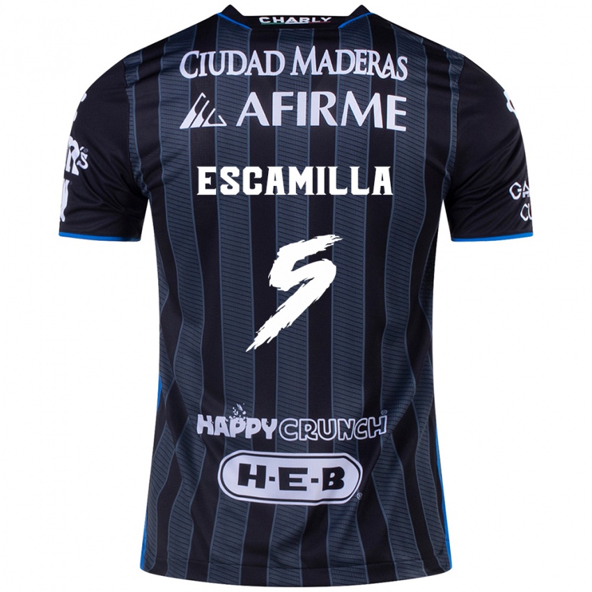 Criança Camisola Kevin Escamilla #5 Branco Preto Alternativa 2024/25 Camisa