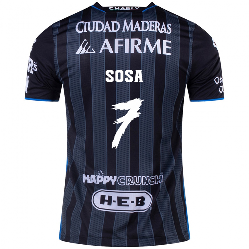 Criança Camisola Samuel Sosa #7 Branco Preto Alternativa 2024/25 Camisa