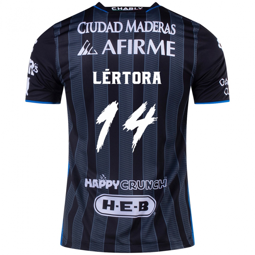 Criança Camisola Federico Lértora #14 Branco Preto Alternativa 2024/25 Camisa