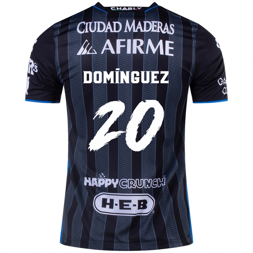 Criança Camisola Misael Domínguez #20 Branco Preto Alternativa 2024/25 Camisa