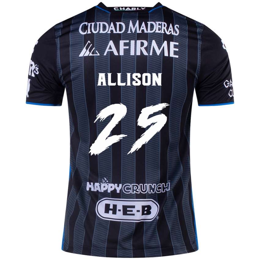 Criança Camisola Guillermo Allison #25 Branco Preto Alternativa 2024/25 Camisa