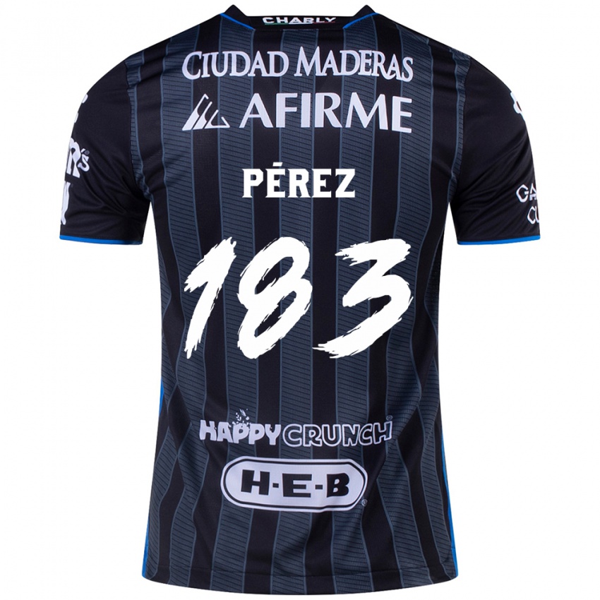 Criança Camisola Aldahir Pérez #183 Branco Preto Alternativa 2024/25 Camisa