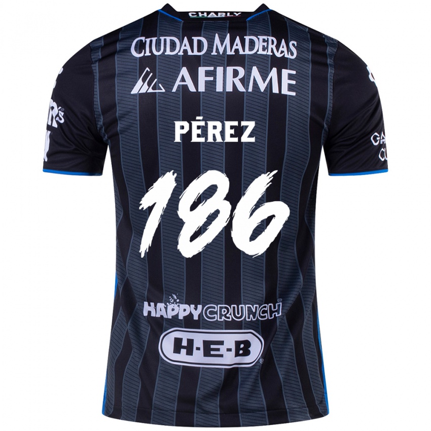 Criança Camisola José Pérez #186 Branco Preto Alternativa 2024/25 Camisa