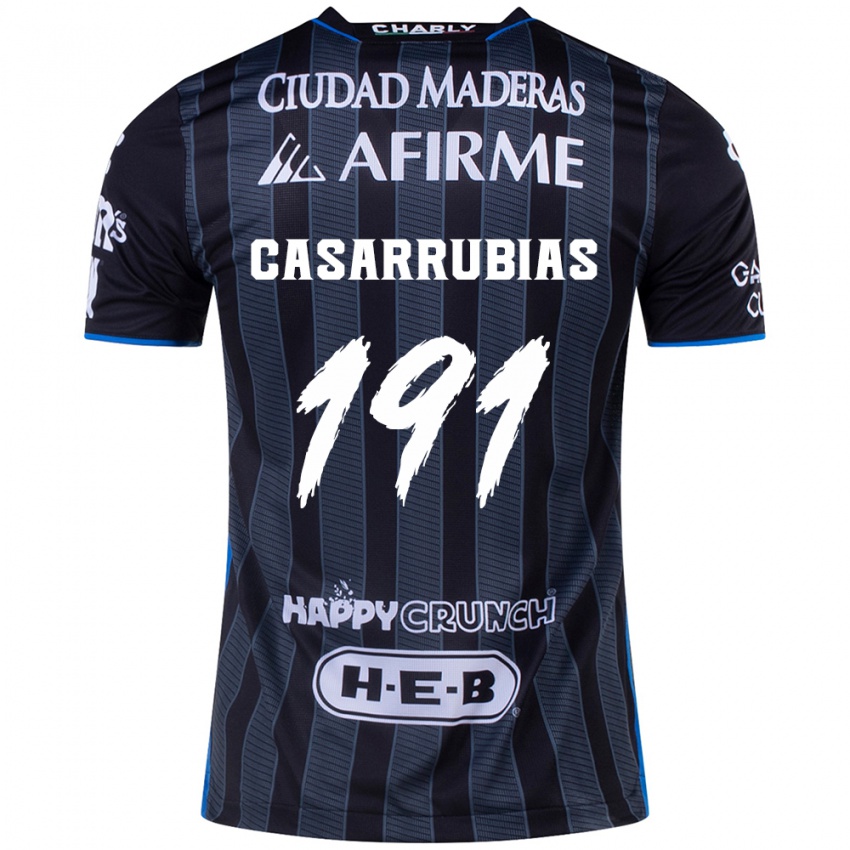 Criança Camisola Aaron Casarrubias #191 Branco Preto Alternativa 2024/25 Camisa