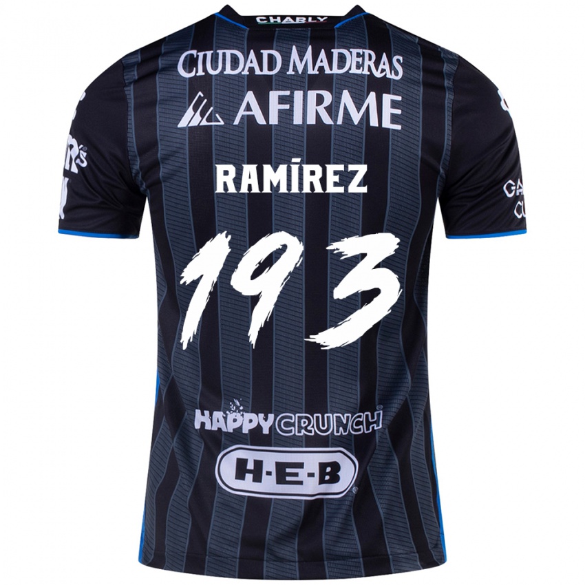 Criança Camisola Ángel Ramírez #193 Branco Preto Alternativa 2024/25 Camisa