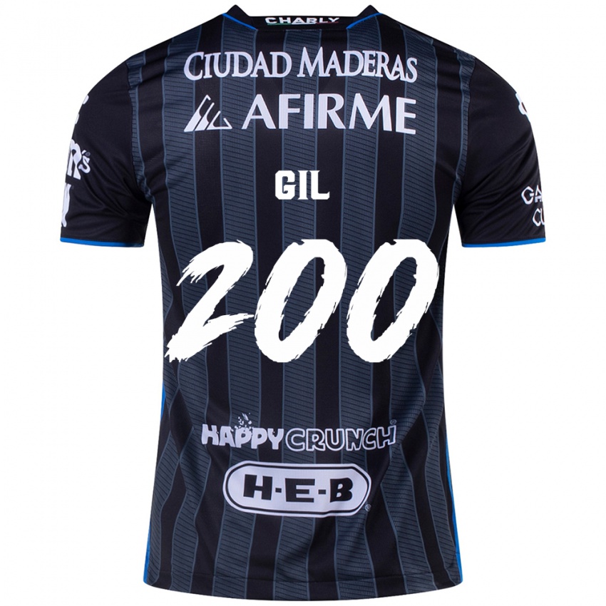 Criança Camisola Gerardo Gil #200 Branco Preto Alternativa 2024/25 Camisa