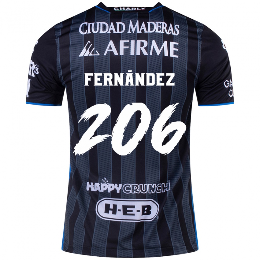 Criança Camisola Erik Fernández #206 Branco Preto Alternativa 2024/25 Camisa