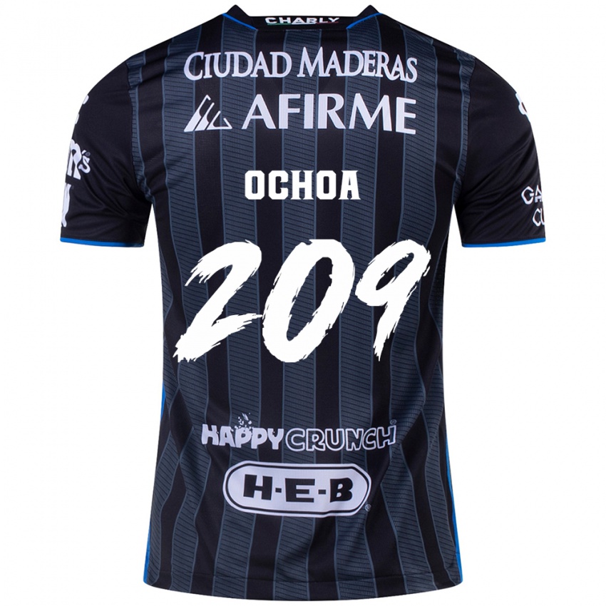 Criança Camisola José Ochoa #209 Branco Preto Alternativa 2024/25 Camisa