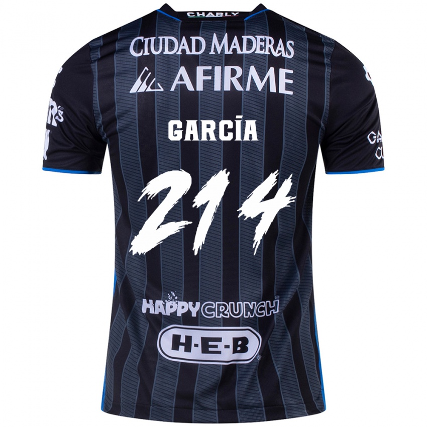 Criança Camisola José García #214 Branco Preto Alternativa 2024/25 Camisa