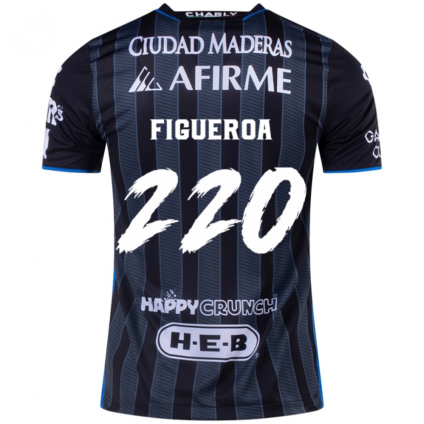 Criança Camisola Christopher Figueroa #220 Branco Preto Alternativa 2024/25 Camisa